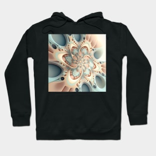 A Fractal Pattern of Subtle Pastel Colors Hoodie